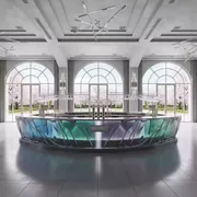 Аренда Бар новогодний люкс в банкетном зале «Дельфин» — ART SPACE