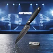 Аренда Нож закусочный черный Sapporo L 200 мм в Alpha Sirius — ART SPACE
