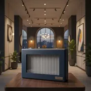Аренда Папки Attache с 20 файлами А4 синяя в Boutique Hotel PORTUM 1905 — ART SPACE
