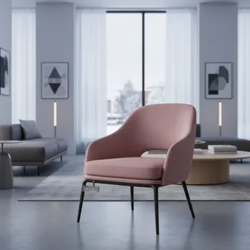 Аренда Кресло Камила пыльно розовый велюр в Boutique Hotel PORTUM 1905 — ART SPACE