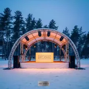 Аренда Сцена 8х6 м арочная с порталами в Novotel Resort — ART SPACE