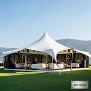 Аренда Шатер парящий Fly 18х24 в комплексе «Дагомыс» — ART SPACE