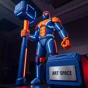 Аренда Силомер молотобоец новогодний в Radisson Blu Resort & Congress Centre — ART SPACE