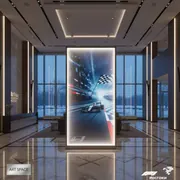 Аренда Баннер Vikuflex ламинированный транслюцентный Backlit 510 гр 50x3,2 м матовый 500Dx500D 18x12 в Radisson Collection Paradise — ART SPACE