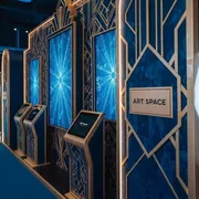 Аренда Фотозона интерактивная для конференции в банкетном зале «Дельфин» — ART SPACE