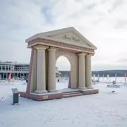 Аренда Батут огромный Акуна Матата в санатории «Октябрьский» — ART SPACE