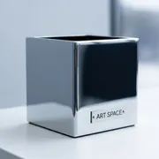 Аренда Кашпо ваза Люмьер серебро 13х13 см в Delta Sirius — ART SPACE