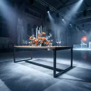 Аренда Стол прямоугольный 150х75 см в ледовом дворце «Роза Хутор» — ART SPACE
