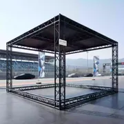 Аренда Шатер односкатный из ферм 8х6 м черный на Сочи Автодроме — ART SPACE