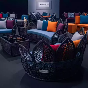 Аренда Комплект мебели плетеной Lotus в VK Stadium Sirius — ART SPACE