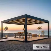 Аренда Пергола моторизованная Pergola 120 Series 3х3 м на пляже «Мандарин» — ART SPACE