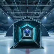 Аренда Туннель к арочному шатру 10х5 в ледовом дворце «Роза Хутор» — ART SPACE