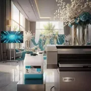 Аренда Картридж с латексными чернилами HP 881 Latex голубой 5 л в Karat Resort — ART SPACE