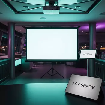 Аренда Проекционный экран Lumien Eco Picture 128х171 Matte White в ресторане «Магадан» — ART SPACE