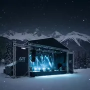 Аренда Сцена с крышей для выступлений на курорте «Газпром» (Альпика) — ART SPACE