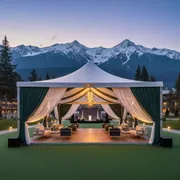 Аренда Декорирование тентовых конструкций в Green Flow Hotel — ART SPACE