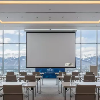 Аренда Экран для проектора с электроприводом Premier Phoenix R 4 3 213х213 MW PR W в Rixos Krasnaya Polyana — ART SPACE