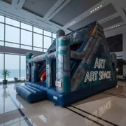Аренда Полоса препятствий надувная 80 лет Победы в отеле Hyatt Regency Sochi — ART SPACE
