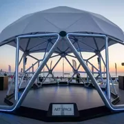 Аренда Шатер сфера 9х9 на пляжных клубах Хосты — ART SPACE