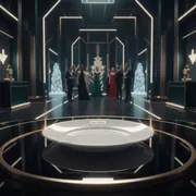 Аренда Тарелочка для комплимента Беладонна белая с золотой каймой D 85 мм H 25 мм на арене «Фишт» — ART SPACE