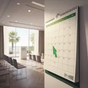 Аренда Календарные курсоры на жесткой ленте зеленые 301x320 мм в Radisson Blu Resort & Congress Centre — ART SPACE