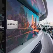 Аренда Экранов светодиодные P5 на VIP теплоходе (Морпорт Сочи) — ART SPACE