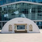 Аренда Шатер арочный Дюна 8х8 в Ледовом дворце «Айсберг» — ART SPACE