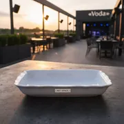 Аренда Блюдо прямоугольное фигурное Regina 31х21 см в ресторане «Voda» — ART SPACE