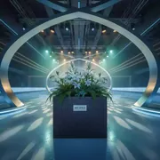 Аренда Кашпо для цветов Prosperplast Rato Low 158 венге 11 л в Керлинговом центре «Ледяной куб» — ART SPACE