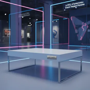 Аренда Журнальный стол Глория 100х65 см HPL молочный в ОКЦ «Галактика» — ART SPACE