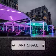 Аренда Шатры тенты Green Glade в ресторане «Паруса» — ART SPACE