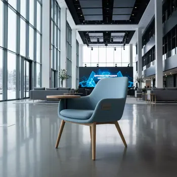 Аренда Стул Venezia с ножками подлокотниками и столиком голубой в Cosmos Sochi Hotel — ART SPACE
