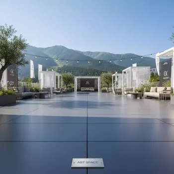 Аренда Подиумное покрытие в Rixos Krasnaya Polyana — ART SPACE