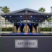 Аренда Сцена односкатная 8х6 м металлик в гранд-отеле «Жемчужина» — ART SPACE