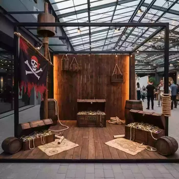 Аренда Фотозона пиратская уличная в ресторане «Плакучая Ива» — ART SPACE