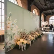 Аренда Холста Indorian 1,07х30 м в ресторане «Магадан» — ART SPACE