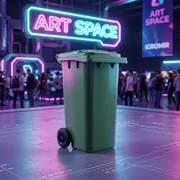 Аренда Мусорный бак на 120 литров Сочи ART SPACE
