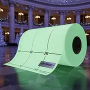 Аренда Фотолюминесцентная пленка Lucentis 200 240 мкм 1,240х20 м с маркировкой и стыком в Зимнем театре — ART SPACE