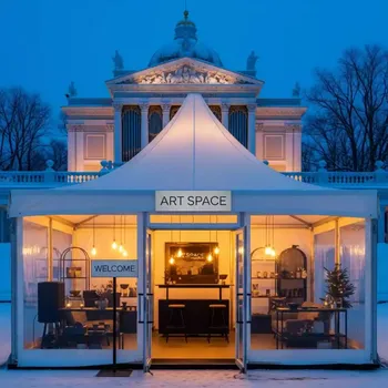 Аренда Шатер пагода для конференции в Зале органной и камерной музыки — ART SPACE