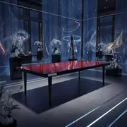Аренда Стол Uno red & black в Alpha Sirius — ART SPACE