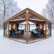 Аренда Шатер деревянный Wood RT 36 6 в ресторане «Voda» — ART SPACE