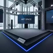 Аренда Подиум 12х10 метров в зале «Чайка» (Морпорт) — ART SPACE