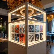 Аренда Стенд с образцами печати на плитке с обжигом в ресторане «Sanremo» — ART SPACE
