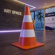 Аренда оранжевого дорожного конуса в Сочи | ART SPACE