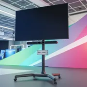 Аренда Плазменная панель ТВ стойка на базе моно тотема в Skypark Sochi — ART SPACE