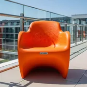 Аренда Кресло пластиковое Air XL оранжевое в Cosmos Sochi Hotel — ART SPACE