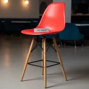 Аренда Стул барный дизайнерский Eames DSW red в ресторане «Плакучая Ива» — ART SPACE