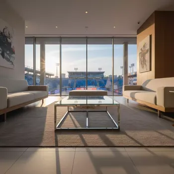 Аренда Стол журнальный Rinis со стеклом в Sport Inn Hotel & Wellness — ART SPACE