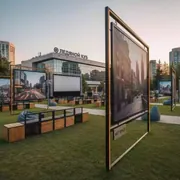Аренда Фотовыставка уличная в парке Музеон в Керлинговом центре «Ледяной куб» — ART SPACE