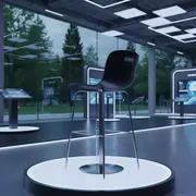 Аренда Стул барный пластиковый Lisa Technopolymer в парке «Ривьера» — ART SPACE